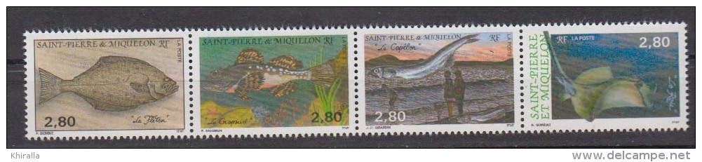 Sait-Pierre-et-Miquelon     1993   N°   580 / 583      COTE    6.40     EURO        ( 998 ) - Autres & Non Classés