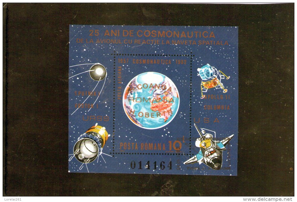 1983 - 25 Ans D Astronautique Mi Bloc 192 Et Yv Bloc 158 MNH - Unused Stamps