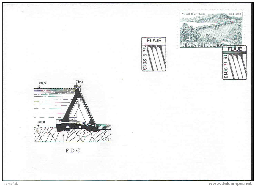 Czech Republic 2003 - Dam - FDC