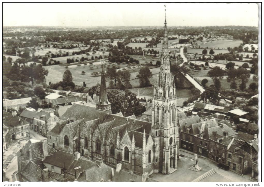 CPSM PIRE (Ille Et Vilaine) - En Avion Au-dessus De ....L'église - Autres & Non Classés