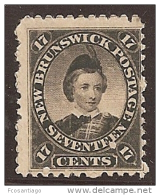 NUEVO BRUNSWICK 1860/63 - Yvert #9 - MLH * - Unused Stamps