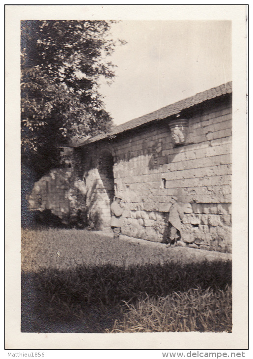 Photo Originale 1915 LUCHEUX - Soldats Au Château (A28, Ww1, Wk1) - Lucheux