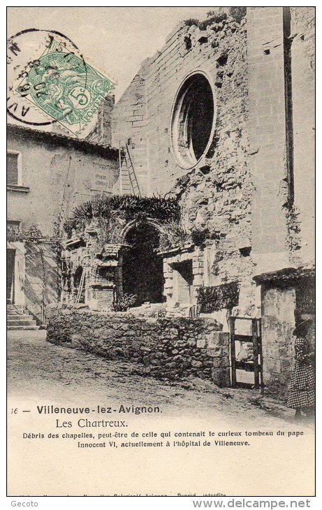 Villeneuve Les Avignon En 1907 - Les Chartreux - Le Pontet