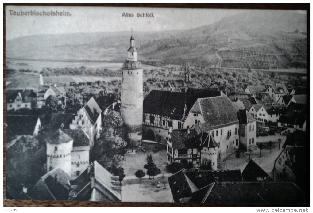 CPA-TAUBERBISCHOFSHEIM-ALLEMAGNE-ALTES SCHLOB-PHOT K WEINIG - Tauberbischofsheim