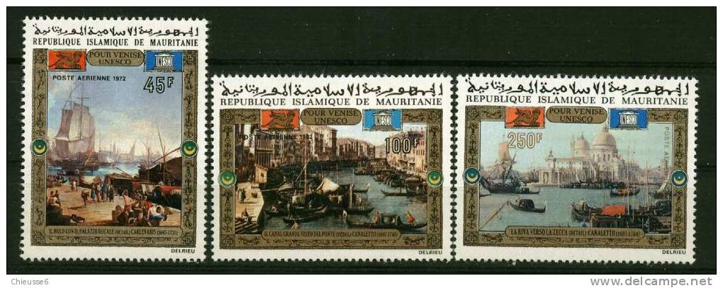 Rep. Mauritanie ** PA N° 120 à 122 - Sauvegarde De Venise - Mauritania (1960-...)