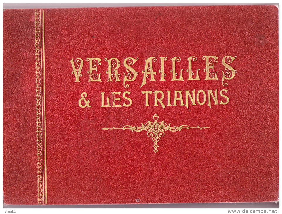 PHOTOGRAPHIE  CARTON, Album Avec 24 Photos De Carton Dur VERSAILLES  & LES TRIANONS ,CARDBOARD , PAPPE - Albums & Collections