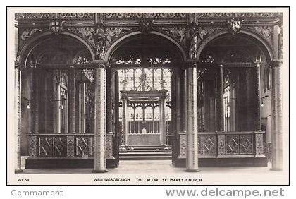 WELLINGBOROUGH - ST MARYS CHURCH -THE ALTAR - Northamptonshire