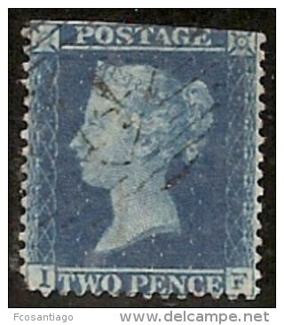 GRAN BRETAÑA 1855/57 - Yvert #15 (Dentado 14) - FU - Used Stamps