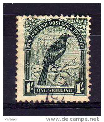 New Zealand - 1935 - 1 Shilling Definitive (Perf 14 X 13½) - Used - Oblitérés