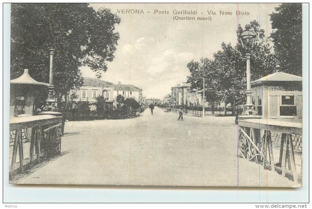 VERONA  - Ponte Garibaldi, Via Nino Bixio. - Verona