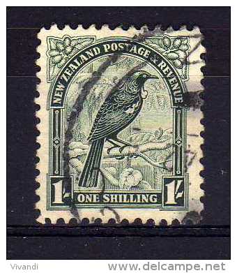 New Zealand - 1941 - 1 Shilling Definitive (Perf 12½) - Used - Gebraucht