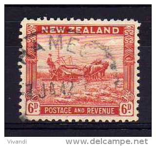 New Zealand - 1941 - 6d Definitive (Perf 12½) - Used - Oblitérés