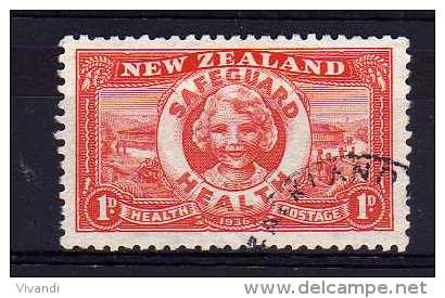 New Zealand - 1936 - Health Issue - Used - Gebraucht
