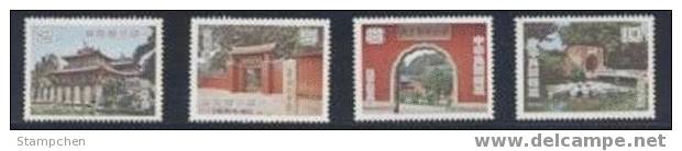 Taiwan 1979 Scenery Stamps Relic Architecture Temple Shrine Castle Boat Bridge Ship - Neufs
