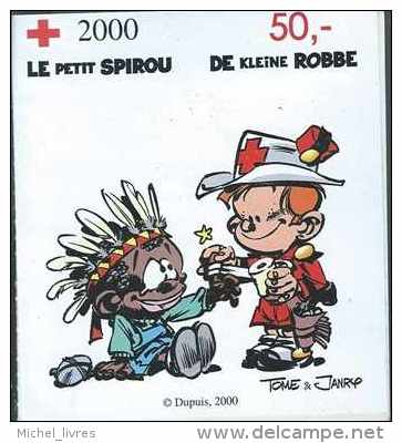 Autocollant Croix Rouge De Belgique 2000 - Le Petit Spirou - De Kleine Robbe - Tome Et Janry - Dupuis 2000 - TBE - Other & Unclassified