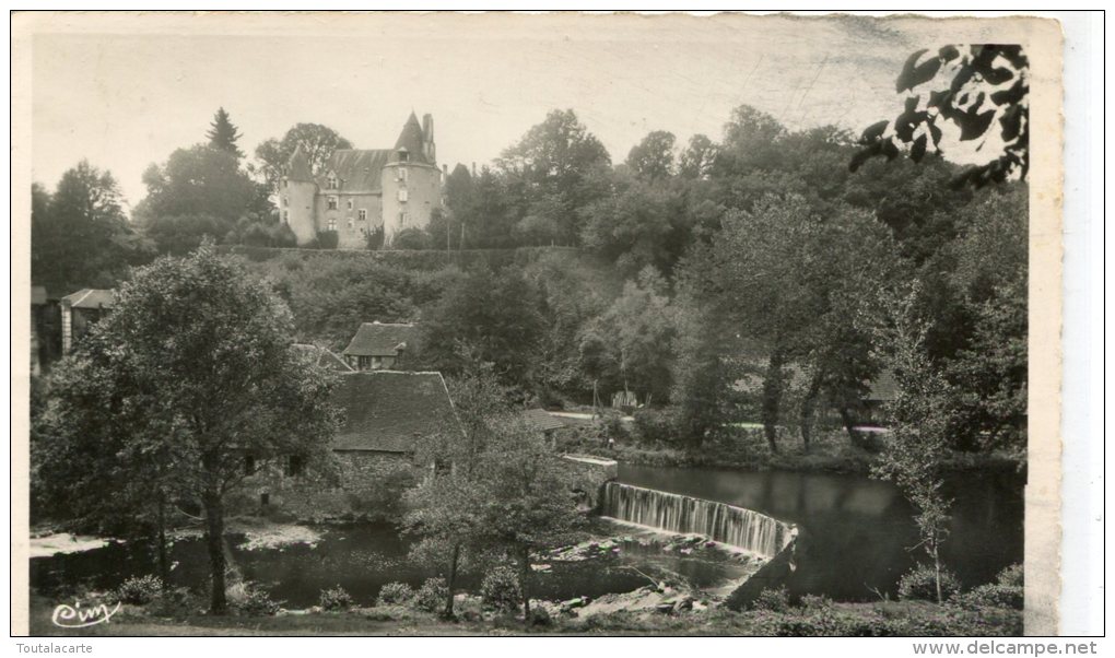 CPSM 24 LA FORGE DE SAVIGNAC ET LE CHÂTEAU LES GORGES DE L AUVEZERE - Autres & Non Classés