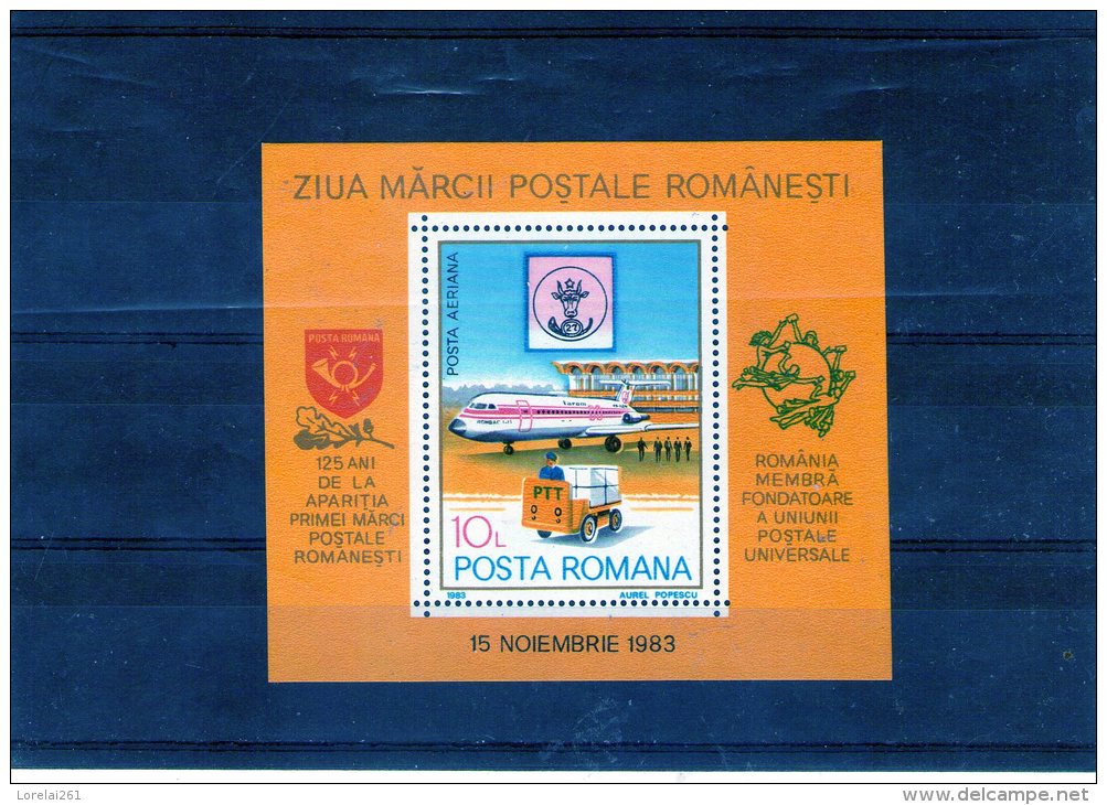 1983 - Journe Du Timbre Mi Bloc 195 Et Yv Bloc 161 MNH - Unused Stamps