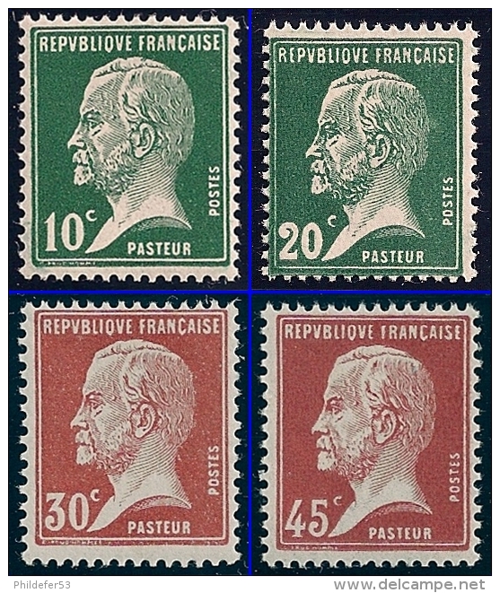 1923-26 Type Pasteur Lot 13 Timbres Neufs Y&T N° 170-1-2-3-4-5-6-7-8-9-180 - 1922-26 Pasteur