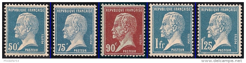 1923-26 Type Pasteur Lot 13 Timbres Neufs Y&T N° 170-1-2-3-4-5-6-7-8-9-180 - 1922-26 Pasteur