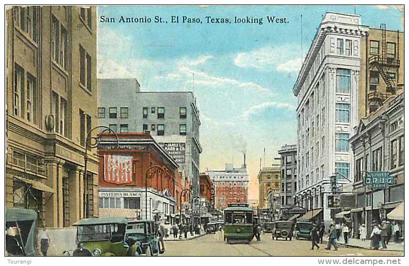 Mai13 646 : El Paso  -  San Antonio Street, Looking West - El Paso