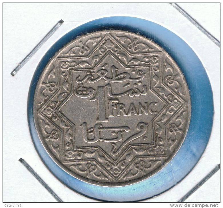 MARRUECOS - MOROCCO -  1 Franc  ND (1921) Y#36.1 - Maroc