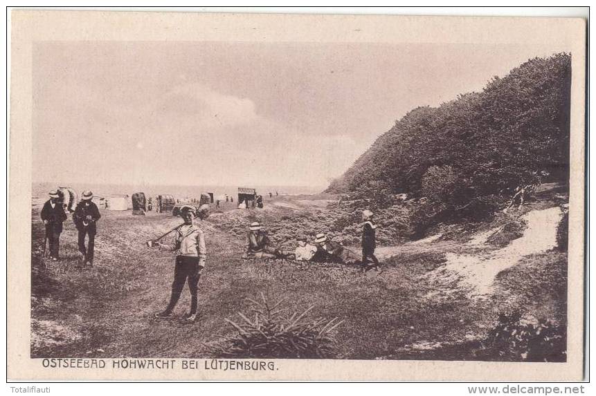 Ostseebad Hohwacht Bei Lütjenburg Interessantes Strandleben Der Zeit Ungelaufen - Lütjenburg