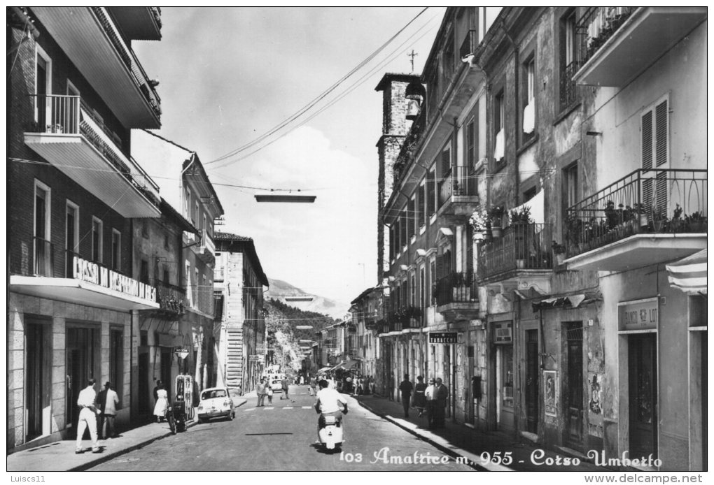 AMATRICE...CORSO..VESPA..RIETI... .LAZIO - Rieti