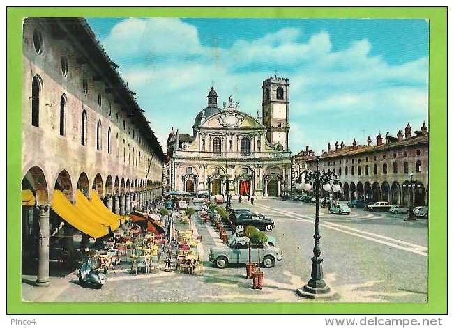 VIGEVANO PIAZZA DUCALE CARTOLINA FORMATO GRANDE VIAGGIATA NEL 1965 - Vigevano