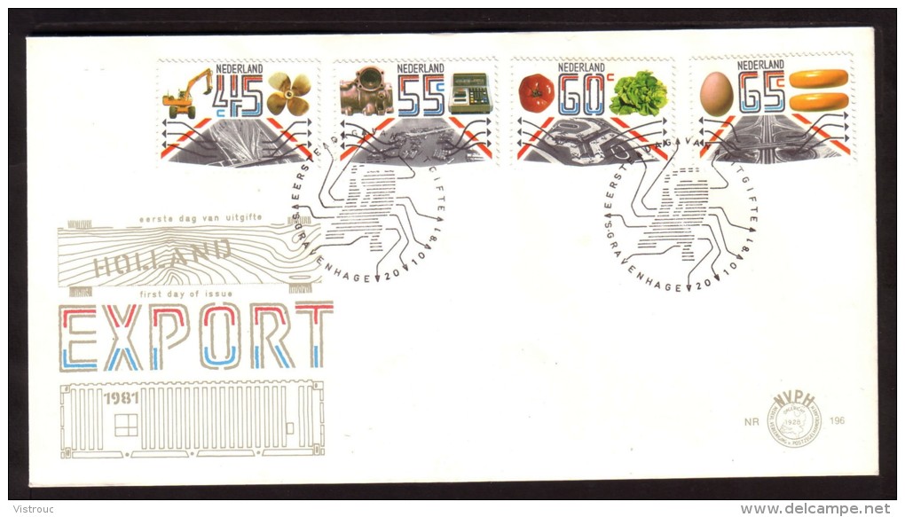 Jaar 1981 - FDC N° 196 -  N° Y/T  1159/62 - Export. - FDC