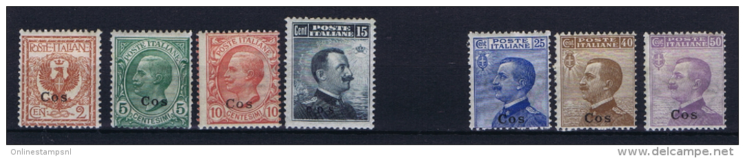 Italy: Egeo  Cos  Sa 1  -7 MH/* 1912 - Aegean (Coo)