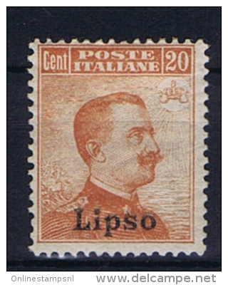 Italy: Egeo  Lipso Sa 9  MH/* - Aegean (Lipso)