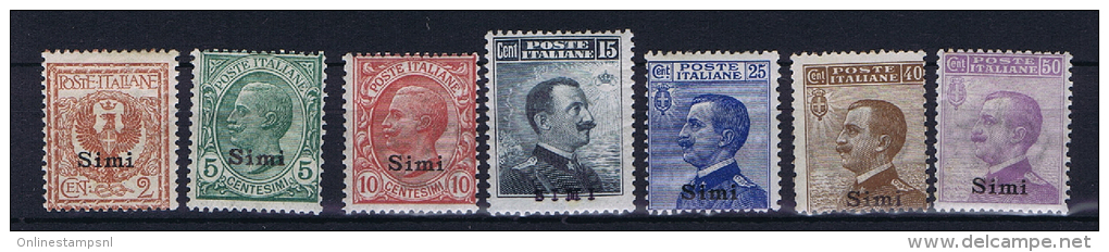 Italy: Egeo Simi Sa  1 - 7     MH/* - Egeo (Simi)