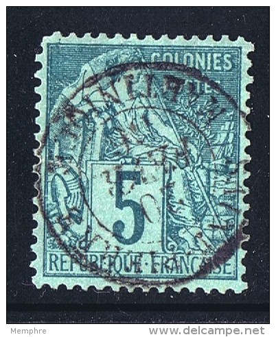 Alphée Dubois 5 Cent.  Oblitéré «Saint-Pierre / Martinique» - Used Stamps