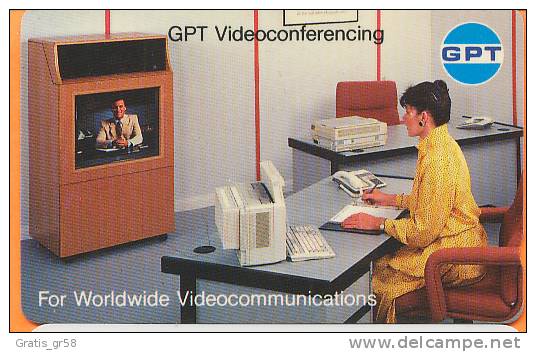 United Kingdom - GPT042 & GPT043, Videoconferesing & Focused On World, Promotional Cards - [ 8] Ediciones De Empresas