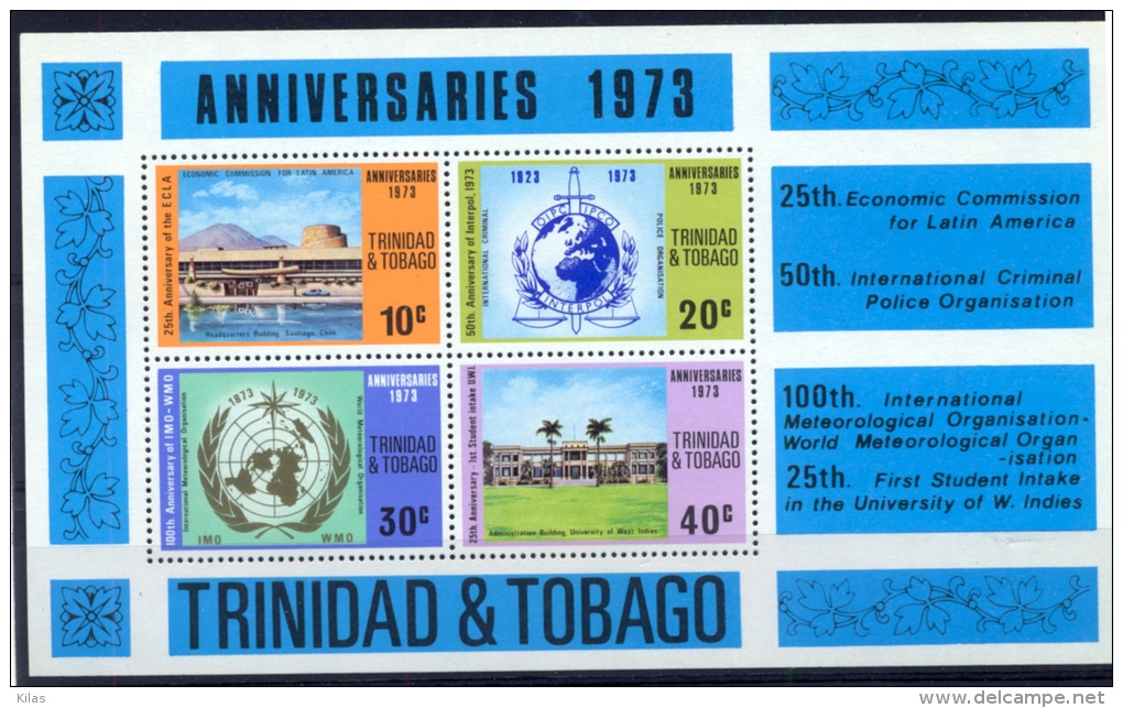TRINIDAD & TOBAGO  Mixed Issue - Trinité & Tobago (1962-...)