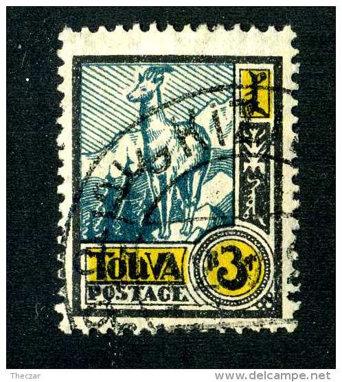 (e3078)  Touva  1927  Used  Sc.17 - Touva
