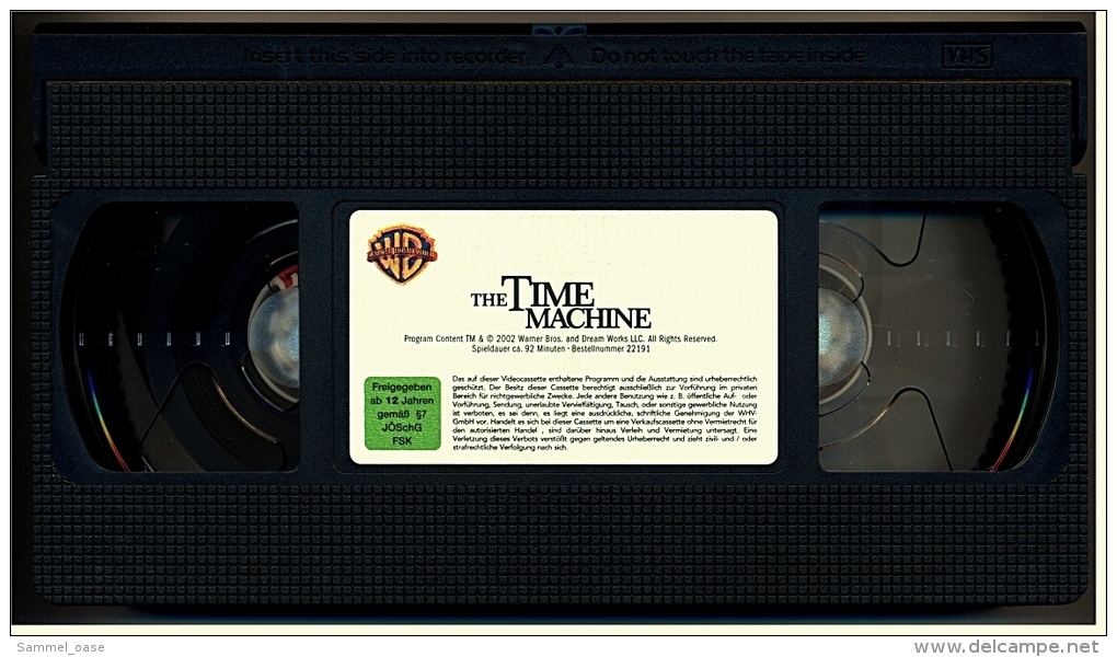 VHS Video Science Fiction  -  The Time Machine  -  Wohin Würdest Du Reisen ?  -  Von 2002 - Sci-Fi, Fantasy