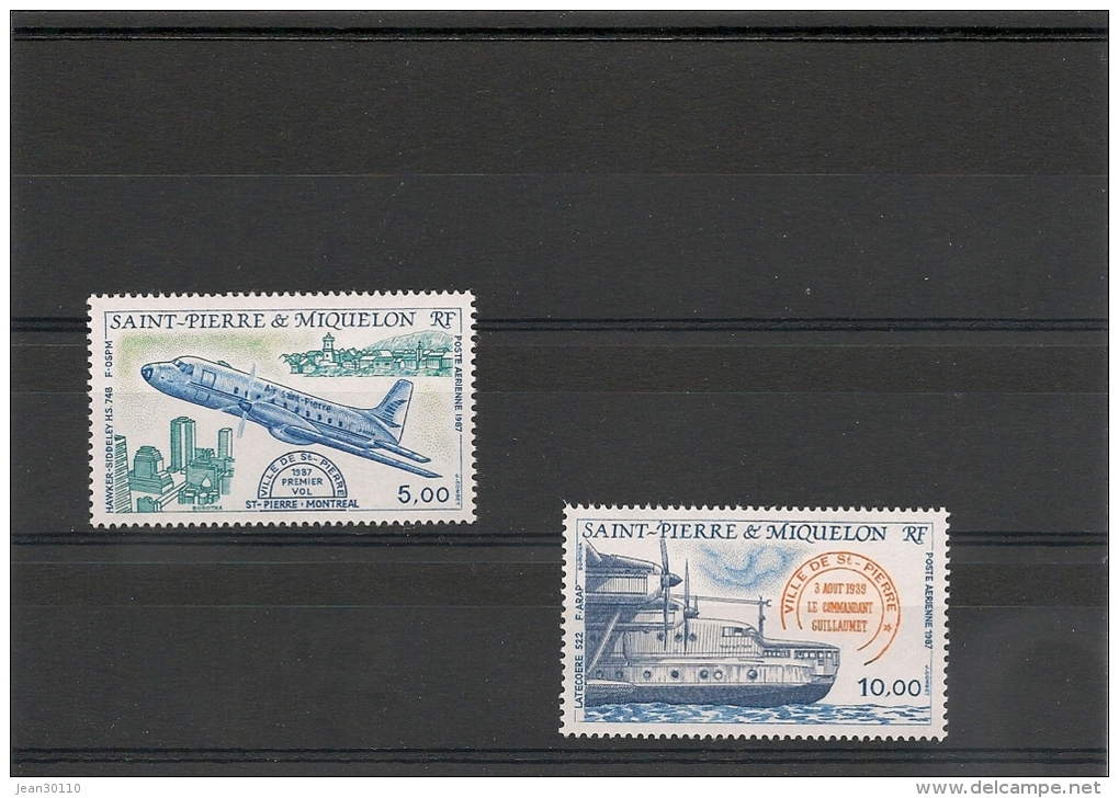 Saint Pierre Et Miquelon Année 1987 P.A. N° Y/T  64/65** - Unused Stamps