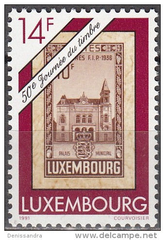 Luxembourg 1991 Michel 1280 Neuf ** Cote (2008) 1.00 Euro Journée Du Timbre - Neufs