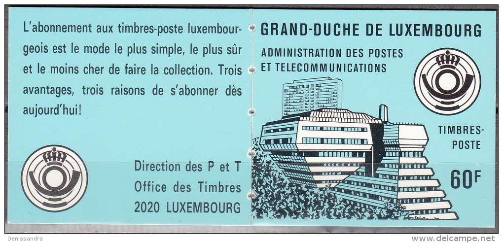 Luxembourg 1986 Michel Carnet 1 Neuf ** Cote (2008) 5.00 Euro Robert Schuman - Booklets