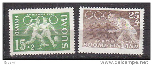 L5856 - FINLANDE FINLAND Yv N°388/89 ** OLYMPIADES - Unused Stamps