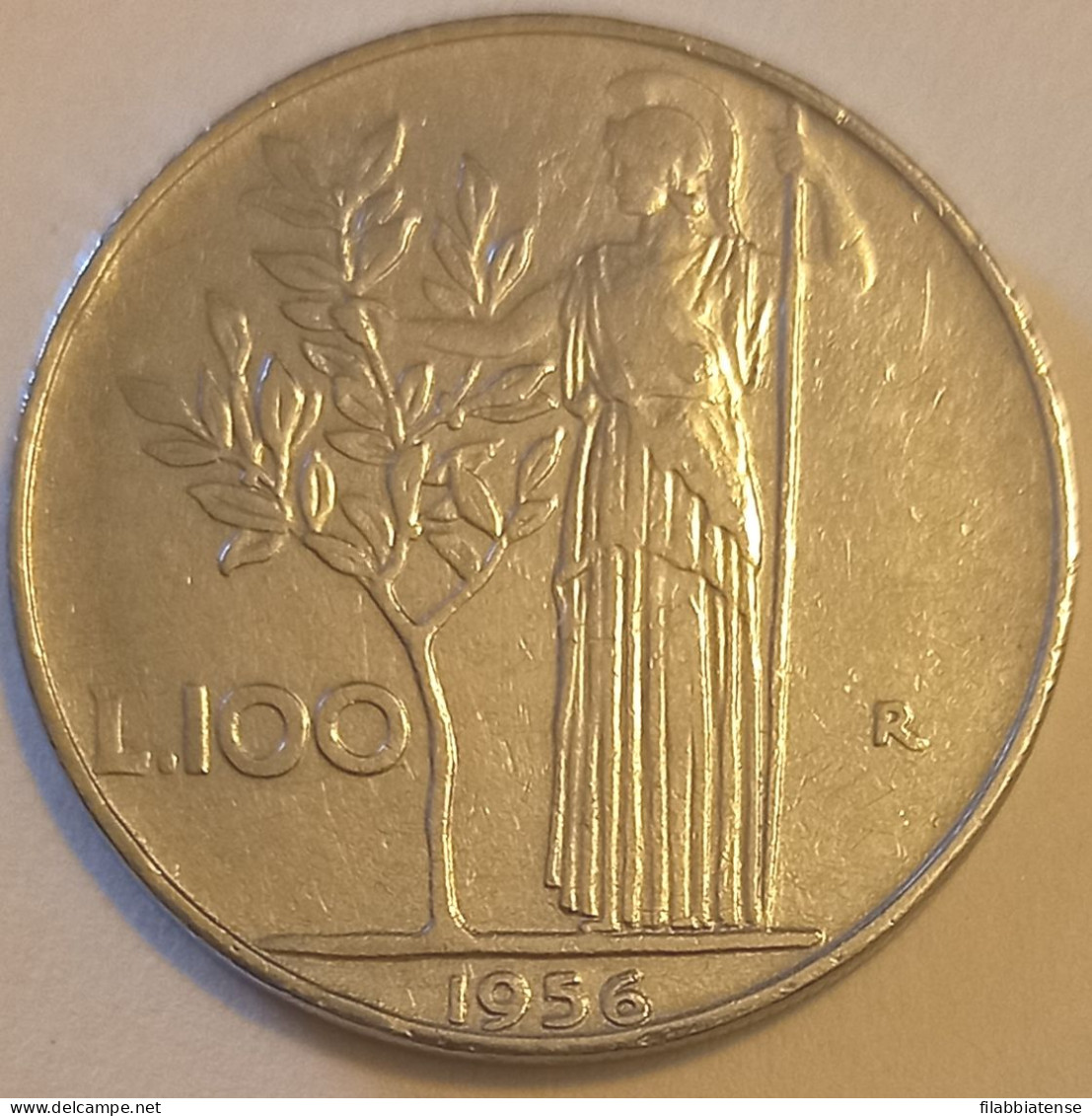 1956 - Italia 100 Lire     ----- - 100 Lire