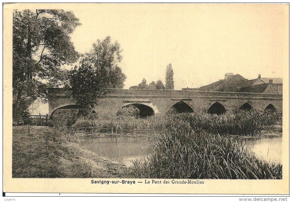 Savigny-sur-Braye  -  Le Pont Des Grands-Moulins. - Autres & Non Classés