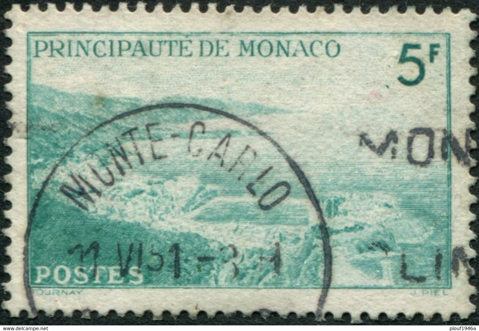 Pays : 328,02 (Monaco)   Yvert Et Tellier N° :  310 A (o) - Oblitérés