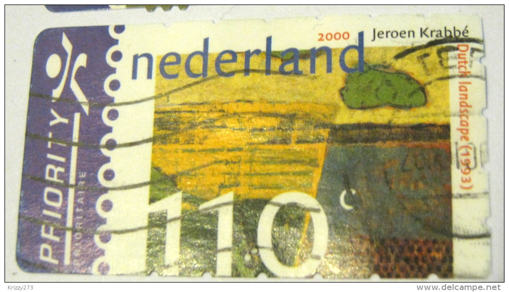 Netherlands 2000 Jeroen Krabbe Painting 110c - Used - Usados