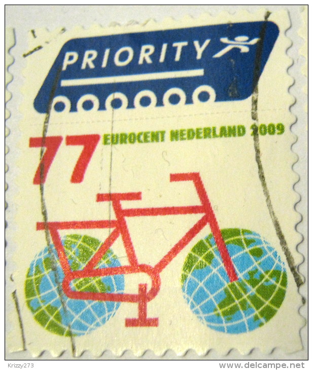 Netherlands 2009 Bicycle 77c - Used - Usados