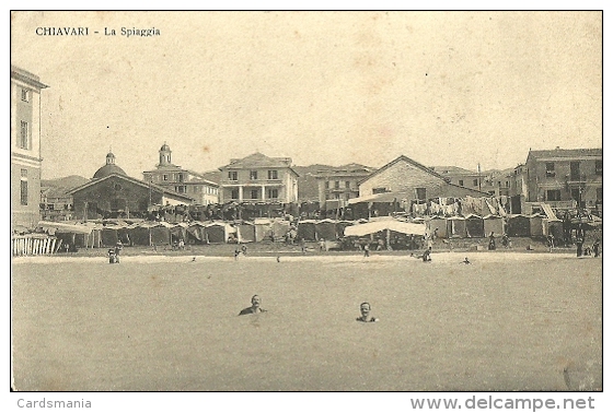 Chiavari(Genova)-La Spiaggia-1915 - Genova (Genoa)