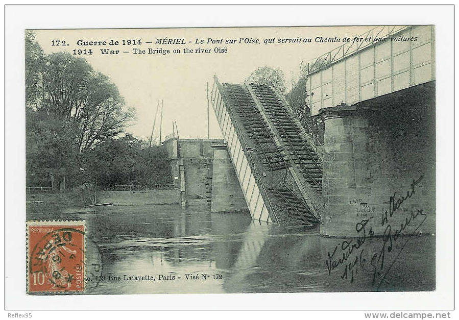 MERIEL - Le Pont Sur L'Oise - Meriel