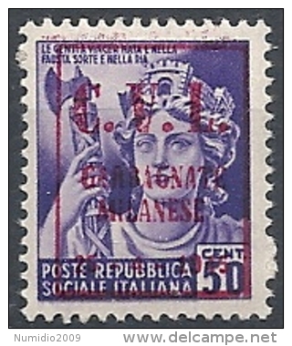 1945 CLN GARBAGNATE MILANESE 50 CENT MNH ** - RR11651 - Comité De Libération Nationale (CLN)