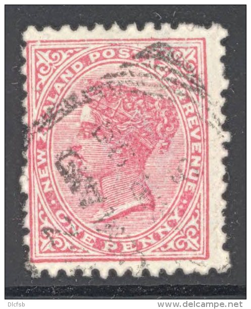 NEW ZEALAND, 1888 1d Die 2 FU, SG195 - Usados